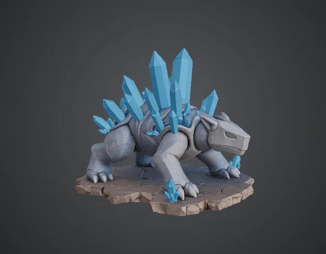 Rùa Bọc Giáp Pha Lê – Quái Thú Đá Kỳ Ảo - Image 1