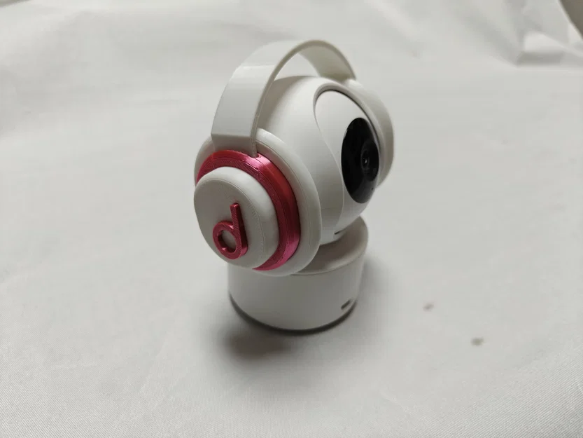 Mô hình Camera Xiaomi trang trí tai nghe phối thú bông - Image 5