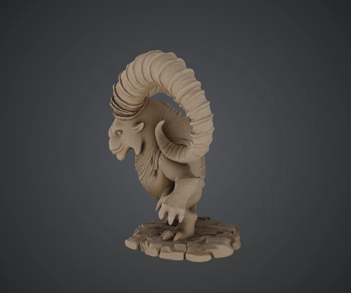 Mô hình Quỷ Dê – Quái thú Fantasy có sừng - Image 2