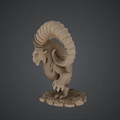 Mô hình Quỷ Dê – Quái thú Fantasy có sừng
