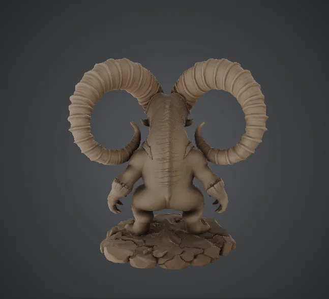 Mô hình Quỷ Dê – Quái thú Fantasy có sừng - Image 3