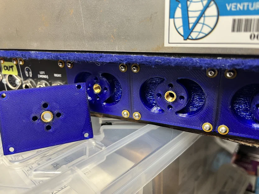 Bộ khung Eurorack 1u 1/4" p20 (Pulp Logic & Intellijel) và Case đi kèm - Image 2