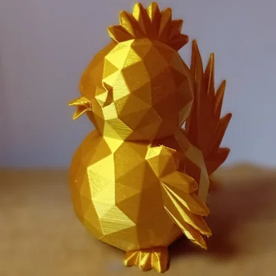 Chú Gà Con Đáng Yêu – 2 Phiên Bản (Mượt mà & Low Poly)