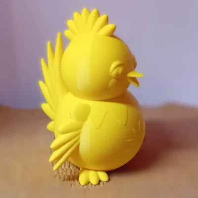 Chú Gà Con Đáng Yêu – 2 Phiên Bản (Mượt mà & Low Poly)