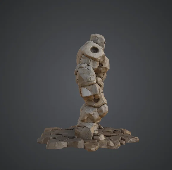 Stone Golem Warrior – Chiến Binh Người Đá Có Giáp - Image 2