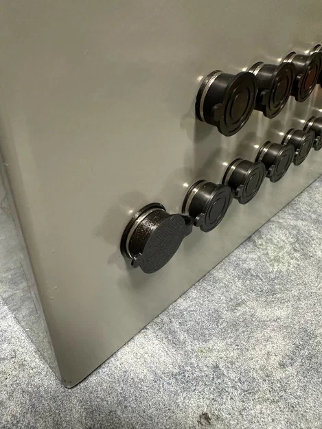 Nắp che bụi TPU cho đầu nối hàng không GX16 và GX20 - Image 1