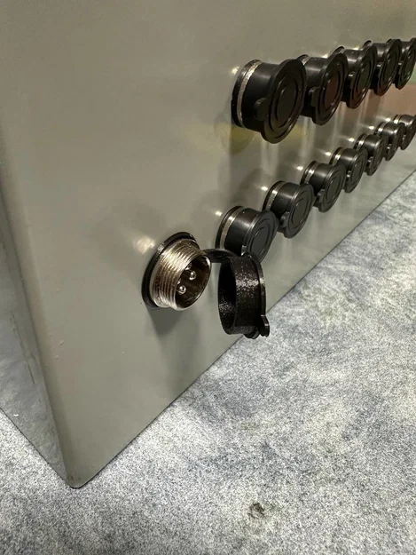 Nắp che bụi TPU cho đầu nối hàng không GX16 và GX20 - Image 2