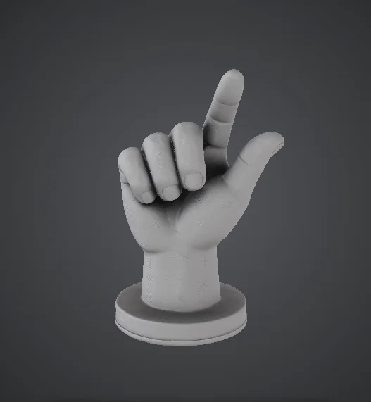 Tượng điêu khắc cử chỉ bàn tay – Mô hình bàn tay chỉ hướng chân thực - Image 1