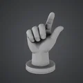 Tượng điêu khắc cử chỉ bàn tay – Mô hình bàn tay chỉ hướng chân thực - Thumbnail 1