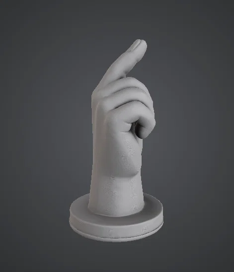 Tượng điêu khắc cử chỉ bàn tay – Mô hình bàn tay chỉ hướng chân thực - Image 2