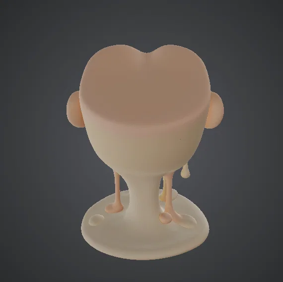 Tượng bán thân khuôn mặt tan chảy – Tác phẩm điêu khắc nghệ thuật siêu thực - Image 3