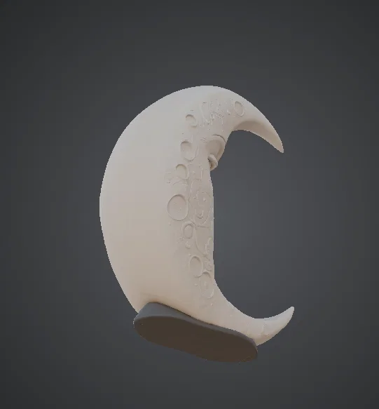 Tác phẩm điêu khắc gương mặt trăng – Chân dung trăng khuyết - Image 3