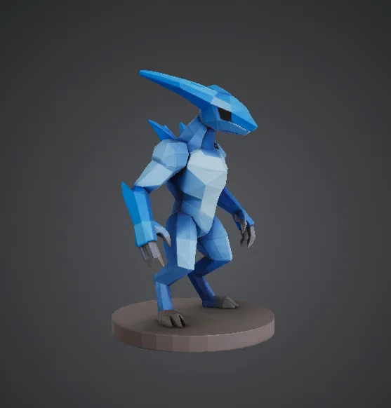 Sinh vật ngoài hành tinh Low Poly – Nhân vật khoa học viễn tưởng cách điệu - Image 2