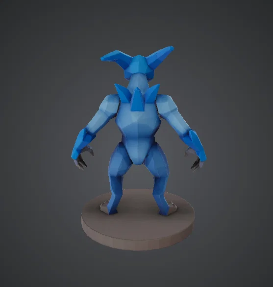 Sinh vật ngoài hành tinh Low Poly – Nhân vật khoa học viễn tưởng cách điệu - Image 3