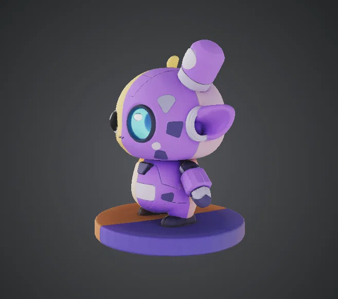 Gấu Bán Robot – Nhân vật Cyborg dễ thương - Image 2