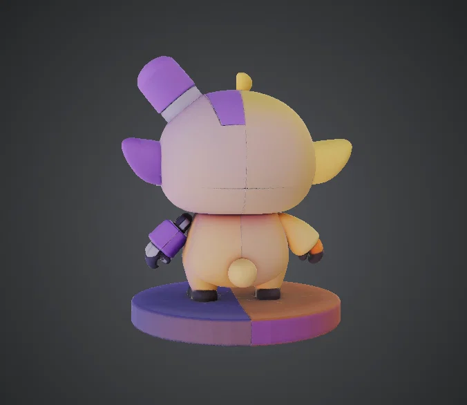 Gấu Bán Robot – Nhân vật Cyborg dễ thương - Image 3