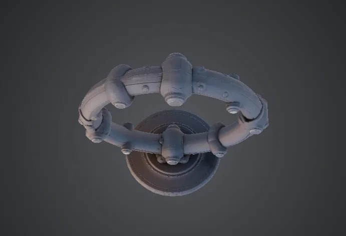 Cổng Vòm Cơ Khí (Mechanical Ring Portal) – Cánh Cổng Tròn Phong Cách Sci-Fi - Image 3