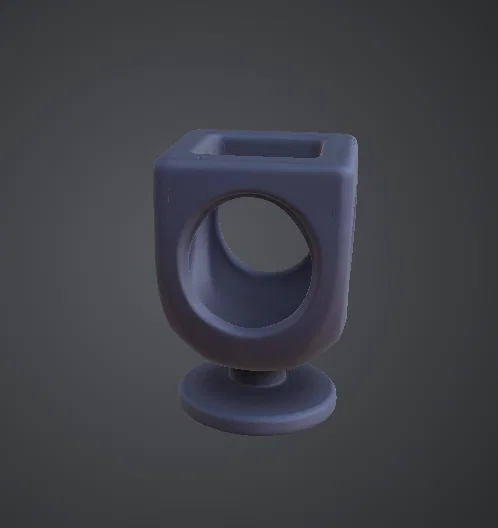 Tác phẩm điêu khắc hình học trừu tượng - Nghệ thuật hiện đại tối giản - Image 1