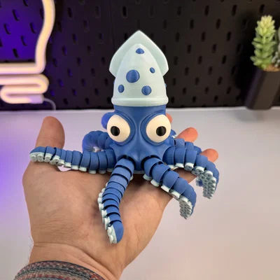 Chú Bạch Tuộc Cử Động Được (Articulated Cute Octopus)