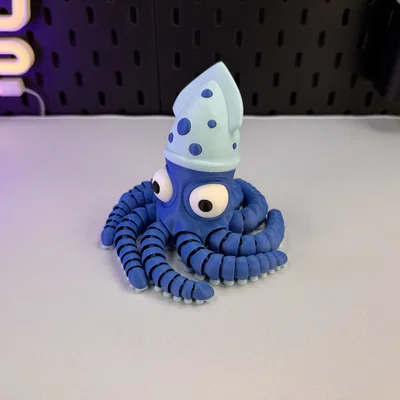 Chú Bạch Tuộc Cử Động Được (Articulated Cute Octopus)