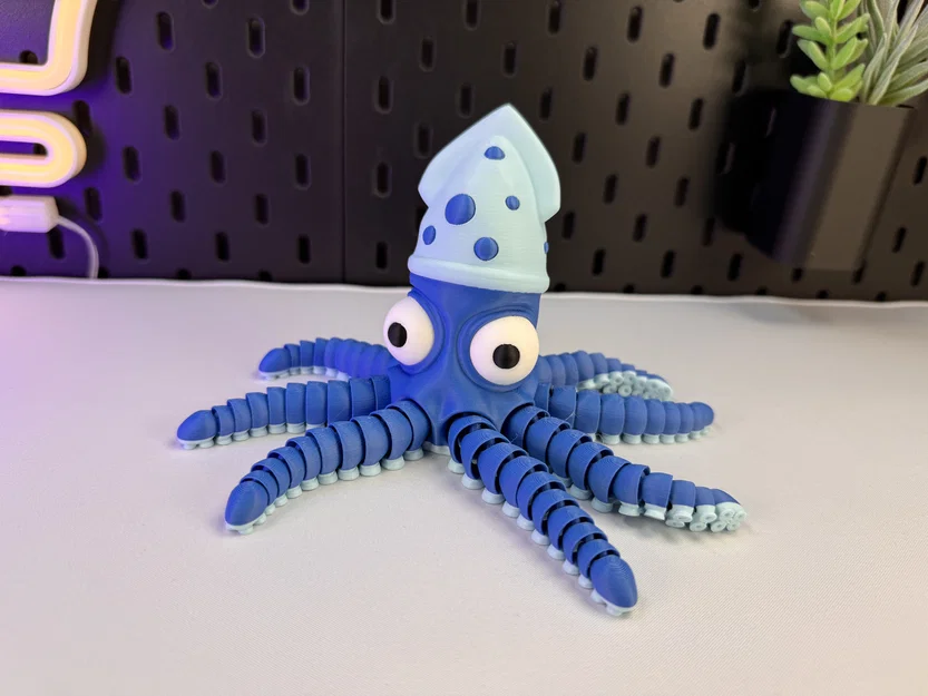 Chú Bạch Tuộc Cử Động Được (Articulated Cute Octopus) - Image 6