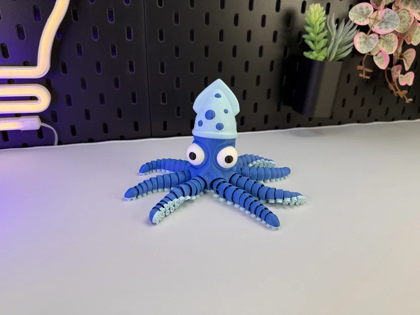 Chú Bạch Tuộc Cử Động Được (Articulated Cute Octopus) - Image 7