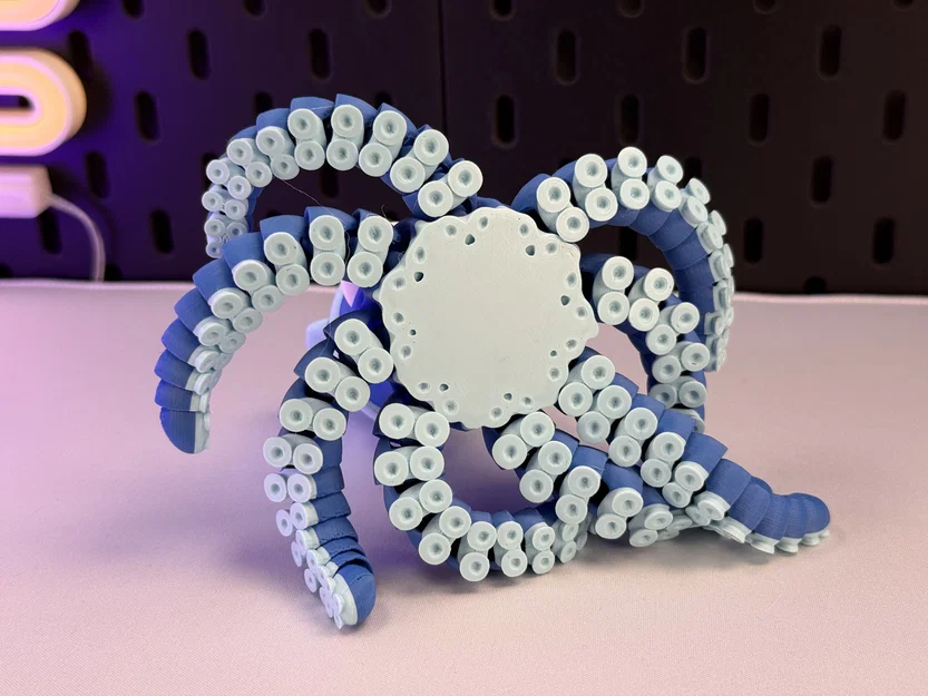 Chú Bạch Tuộc Cử Động Được (Articulated Cute Octopus) - Image 9