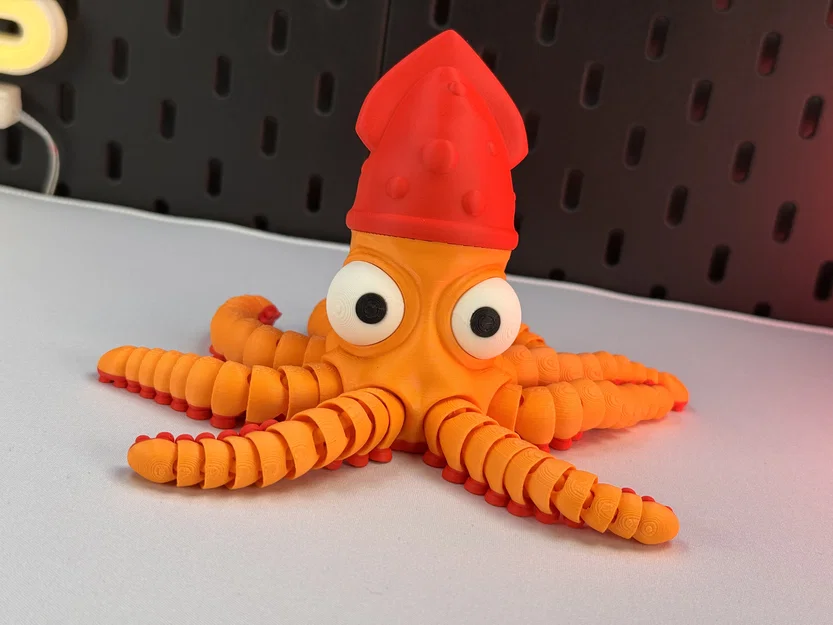 Chú Bạch Tuộc Cử Động Được (Articulated Cute Octopus) - Image 11
