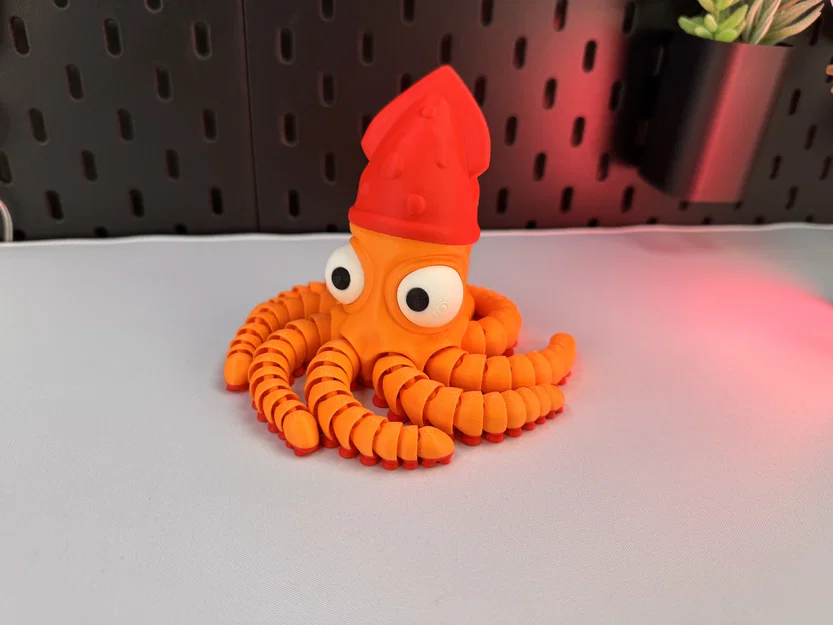 Chú Bạch Tuộc Cử Động Được (Articulated Cute Octopus) - Image 12