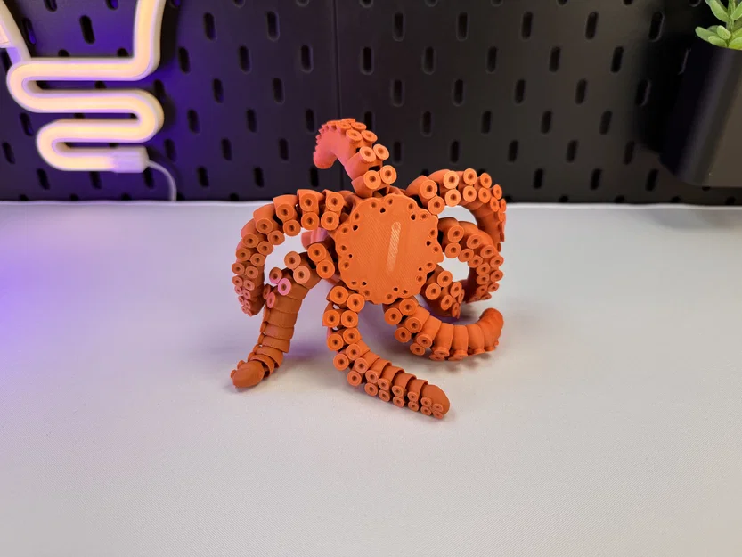 Chú Bạch Tuộc Cử Động Được (Articulated Cute Octopus) - Image 13