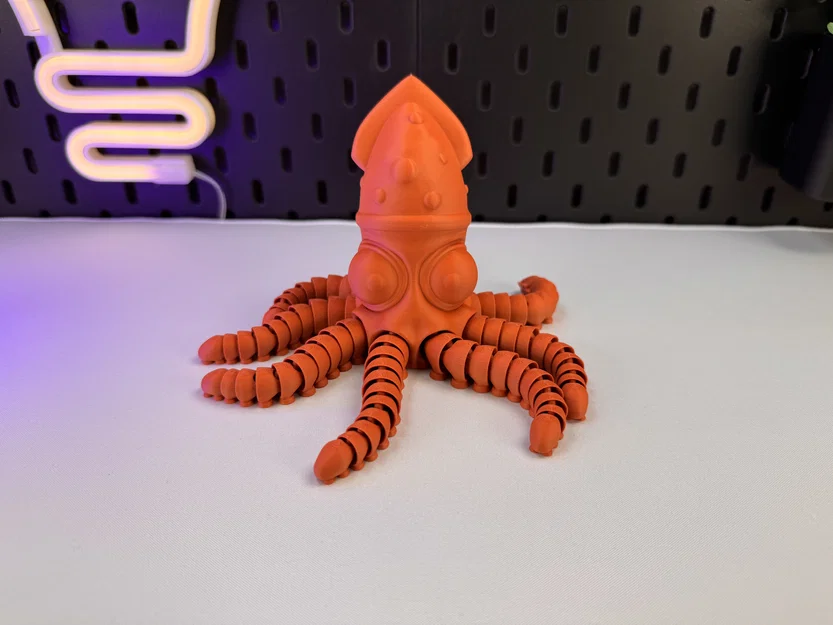 Chú Bạch Tuộc Cử Động Được (Articulated Cute Octopus) - Image 14