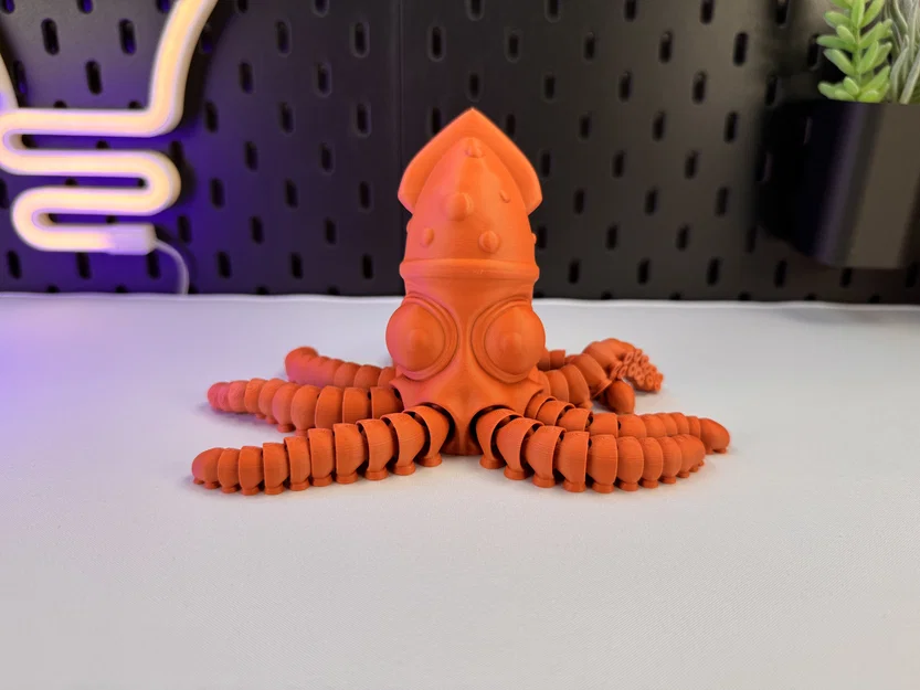 Chú Bạch Tuộc Cử Động Được (Articulated Cute Octopus) - Image 15