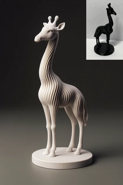 Tượng điêu khắc Hươu cao cổ - Image 1