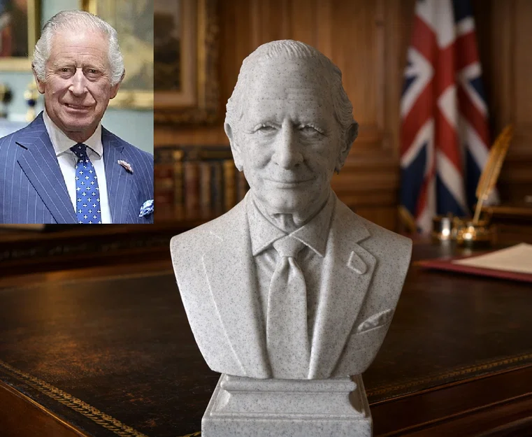 Tượng bán thân Charles III Philip Arthur George - Image 1