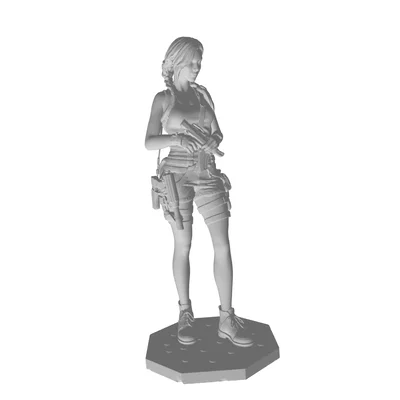 Mô hình 3D Lara Croft - Nhân vật huyền thoại Tomb Raider cho dân sưu tầm