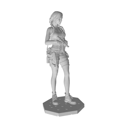 Mô hình 3D Lara Croft - Nhân vật huyền thoại Tomb Raider cho dân sưu tầm