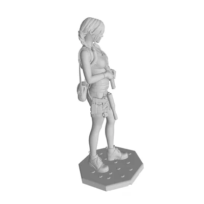 Mô hình 3D Lara Croft - Nhân vật huyền thoại Tomb Raider cho dân sưu tầm