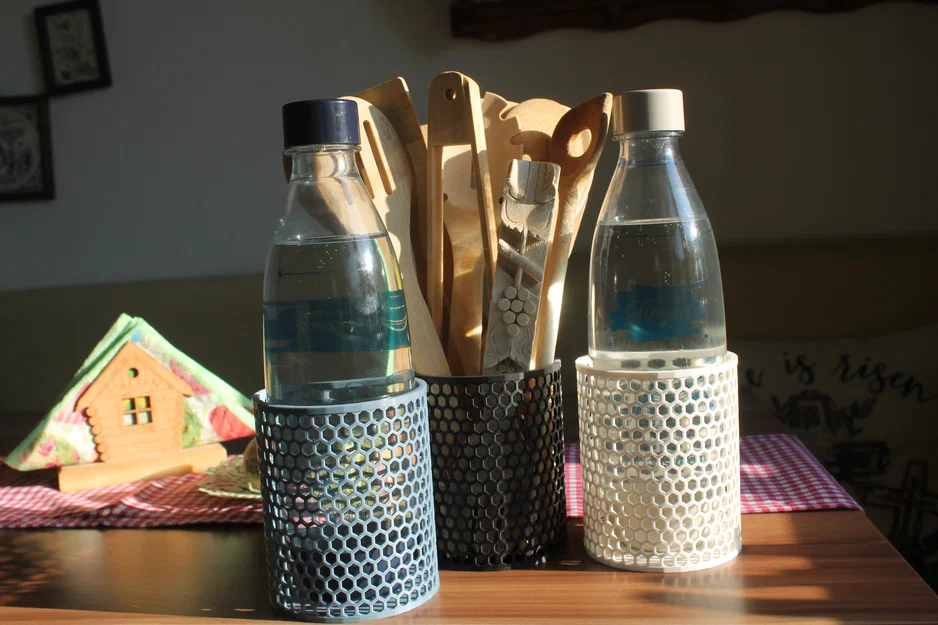 Khay Đựng Đồ Tổ Ong Có Nắp - Image 3