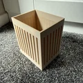 Hộp đựng đồ họa tiết kẻ sọc dọc in 3D hiện đại, tối giản - Thumbnail 3