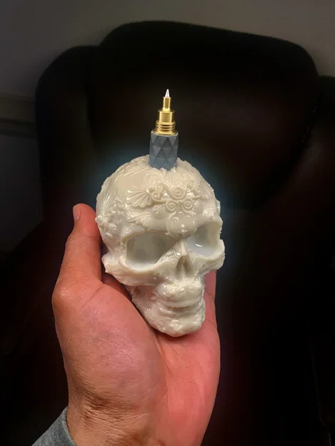 Ống cắm bút đầu lâu Dia de los Muertos (Bản remix) - Image 2