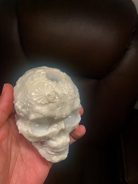 Ống cắm bút đầu lâu Dia de los Muertos (Bản remix) - Image 4