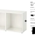 Nút luồn dây cáp cho kệ Ikea BESTA - Thumbnail 6