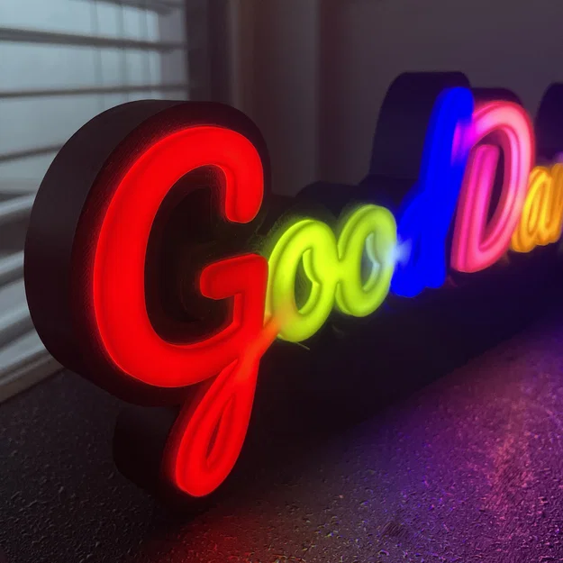 Bảng hiệu LED Neon "Good Darts!" - Image 1