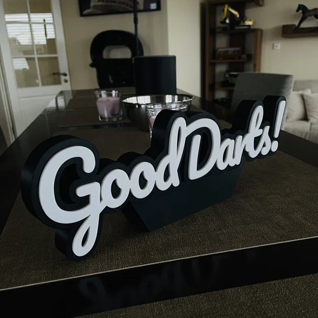 Bảng hiệu LED Neon "Good Darts!" - Image 2