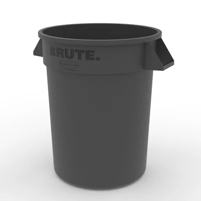 Mô hình thùng rác Rubbermaid BRUTE tỷ lệ 1:48 - File in 3D chi tiết