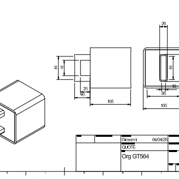 Hộp đựng đồ đa năng ORGANIZZATORE GT564 cho nhà bếp và bàn làm việc
