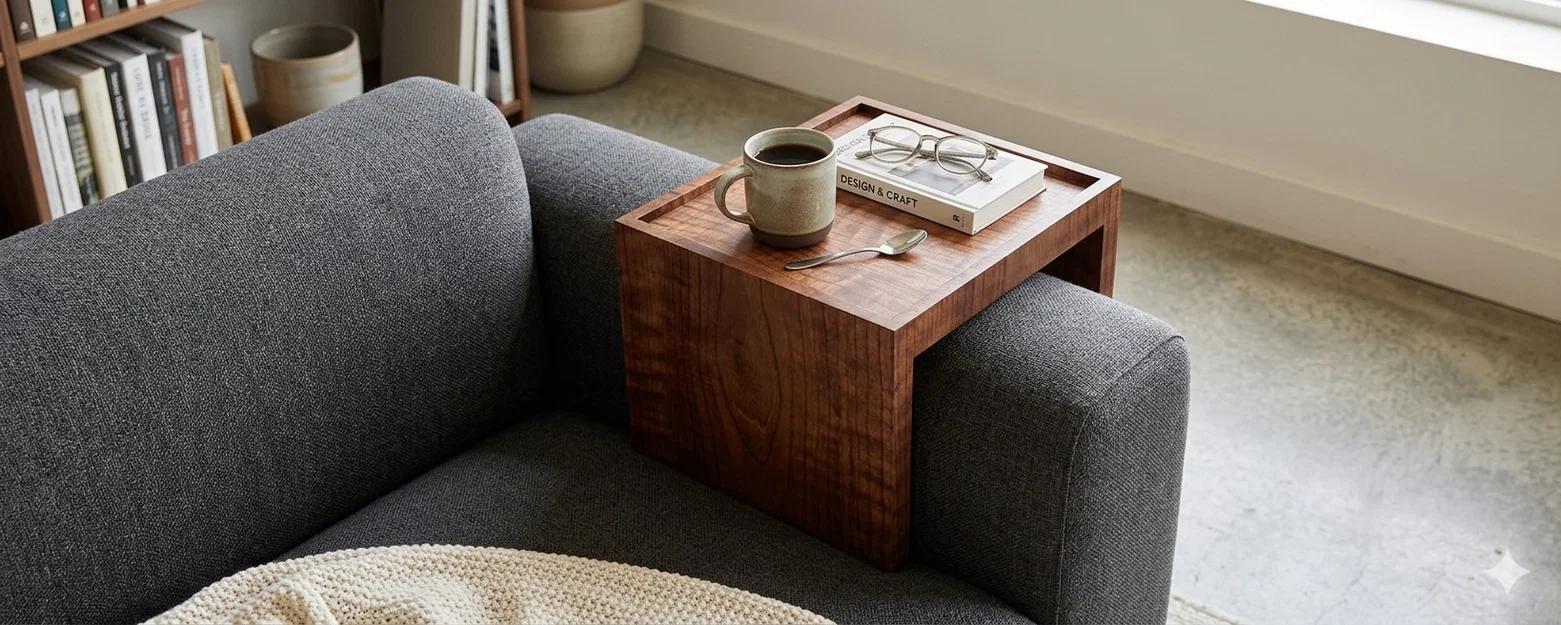 Khay Đặt Tay Ghế Sofa Thông Minh (Armrest Tables) - File In 3D - Image 2