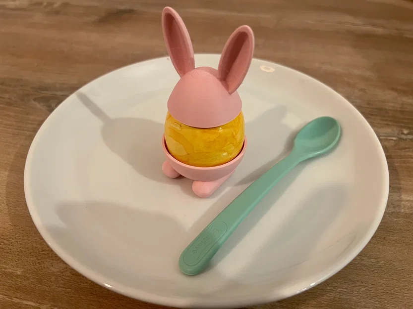 Cốc đựng trứng hình thỏ (kèm tai thỏ) - Image 2
