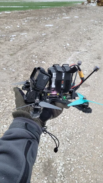 Đế giữ anten kép VTX cho JeNo 5.1 - Hỗ trợ ống 4mm hoặc anten thẳng - Image 1