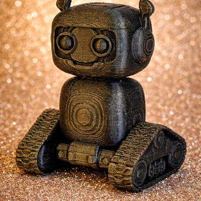 Cute Tank Robot – Mô hình robot mini in 3D phong cách hoạt hình